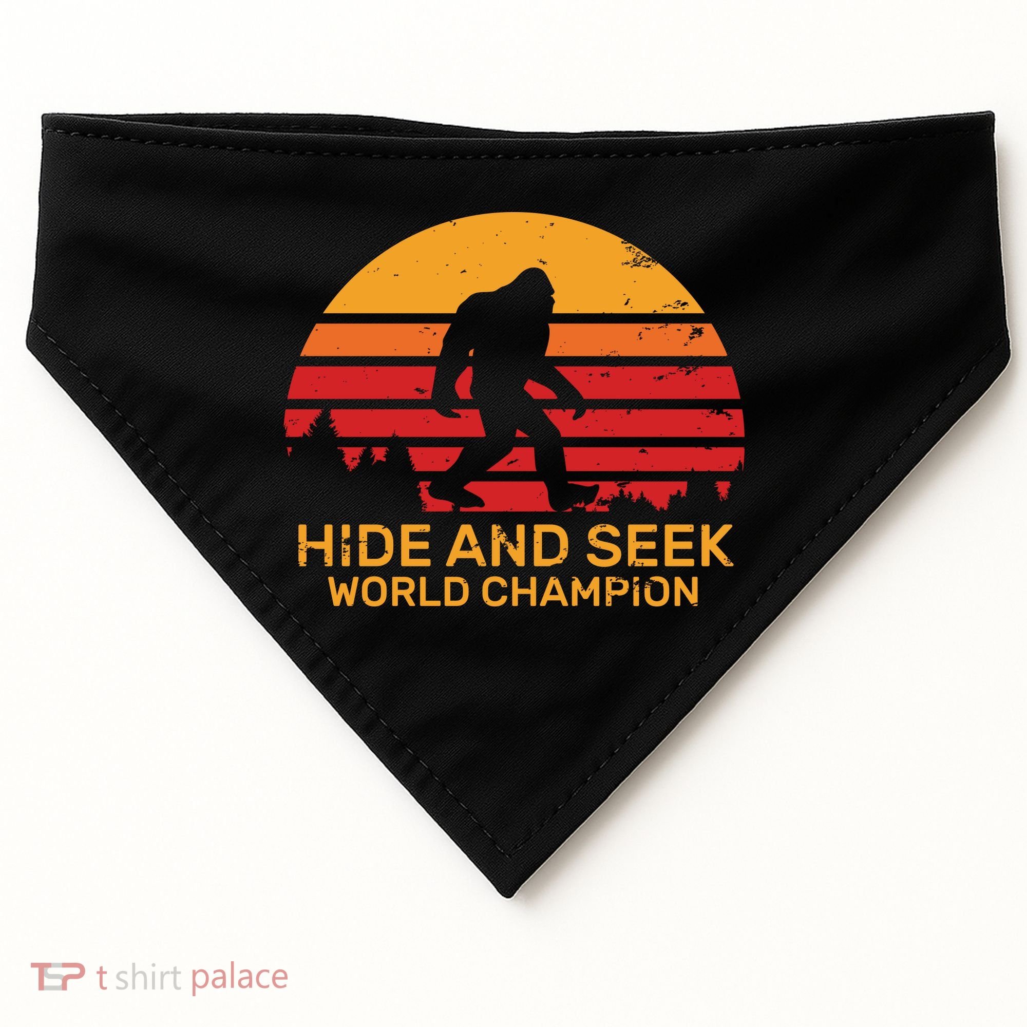 Hide And Seek World Champion Bigfoot Is Real USA-Made Doggie Bandana