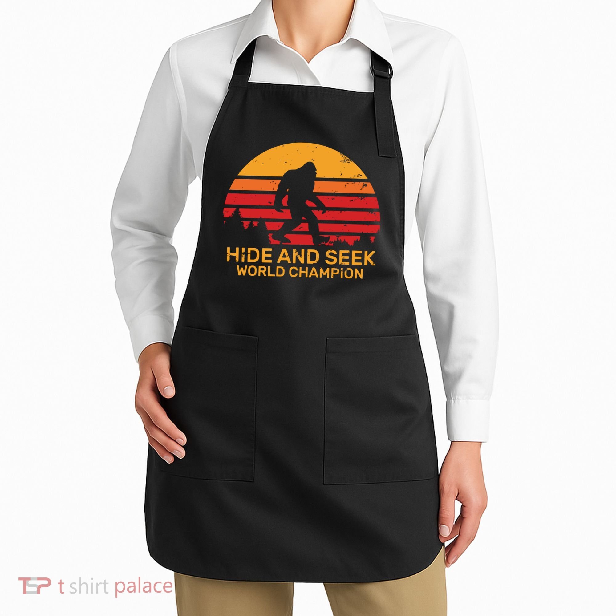 Hide And Seek World Champion Bigfoot Is Real Apron