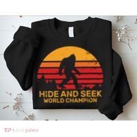 Hide And Seek World Champion Bigfoot Is Real Sweatshirt thumb 2