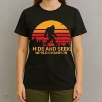 Hide And Seek World Champion Bigfoot Is Real T-Shirt thumb 4