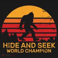 Hide And Seek World Champion Bigfoot Is Real Mousepad thumb 1