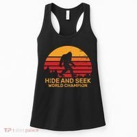 Hide And Seek World Champion Bigfoot Is Real Women's Tank Top thumb 0