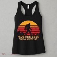 Hide And Seek World Champion Bigfoot Is Real Women's Tank Top thumb 3