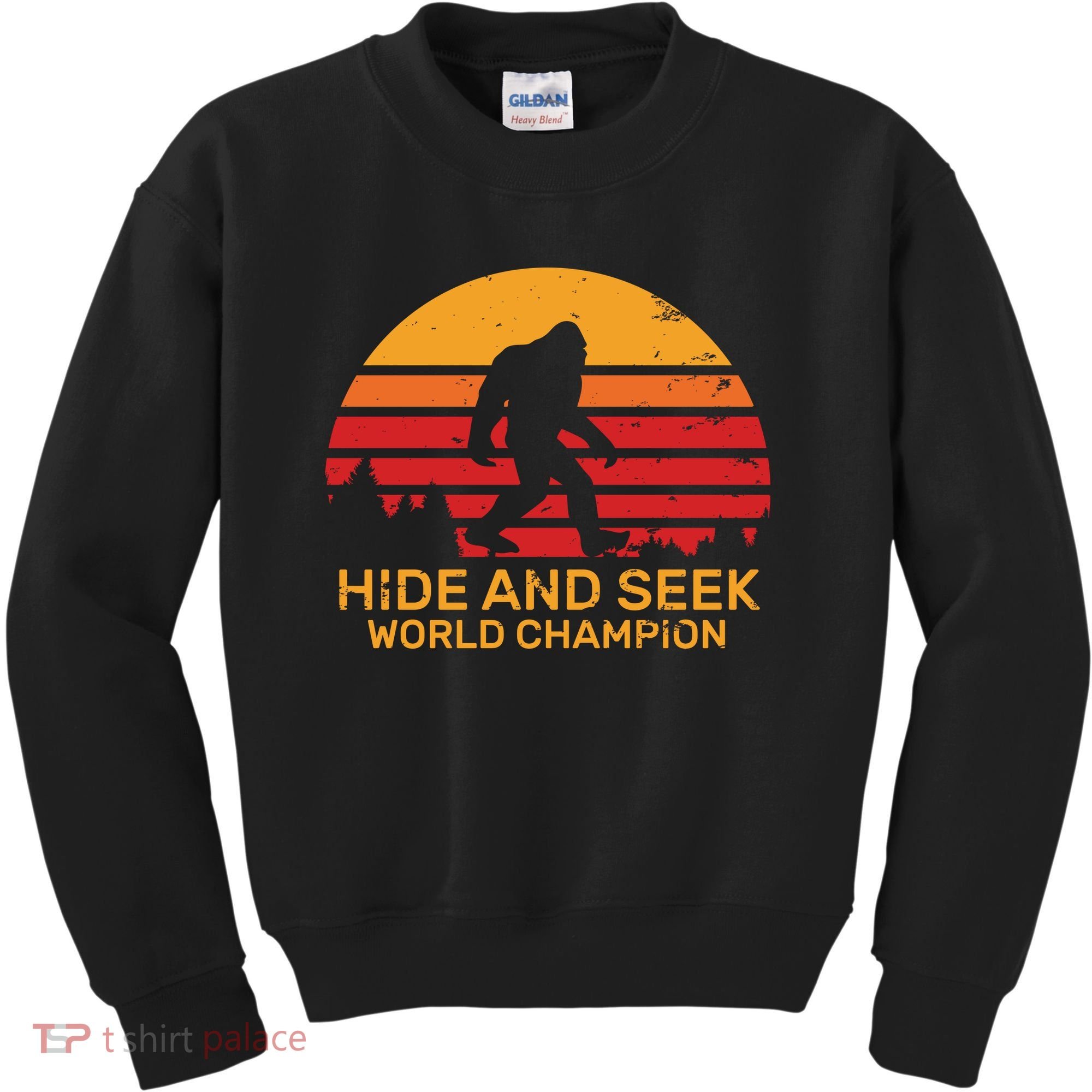 Hide And Seek World Champion Bigfoot Is Real Kids Sweatshirt