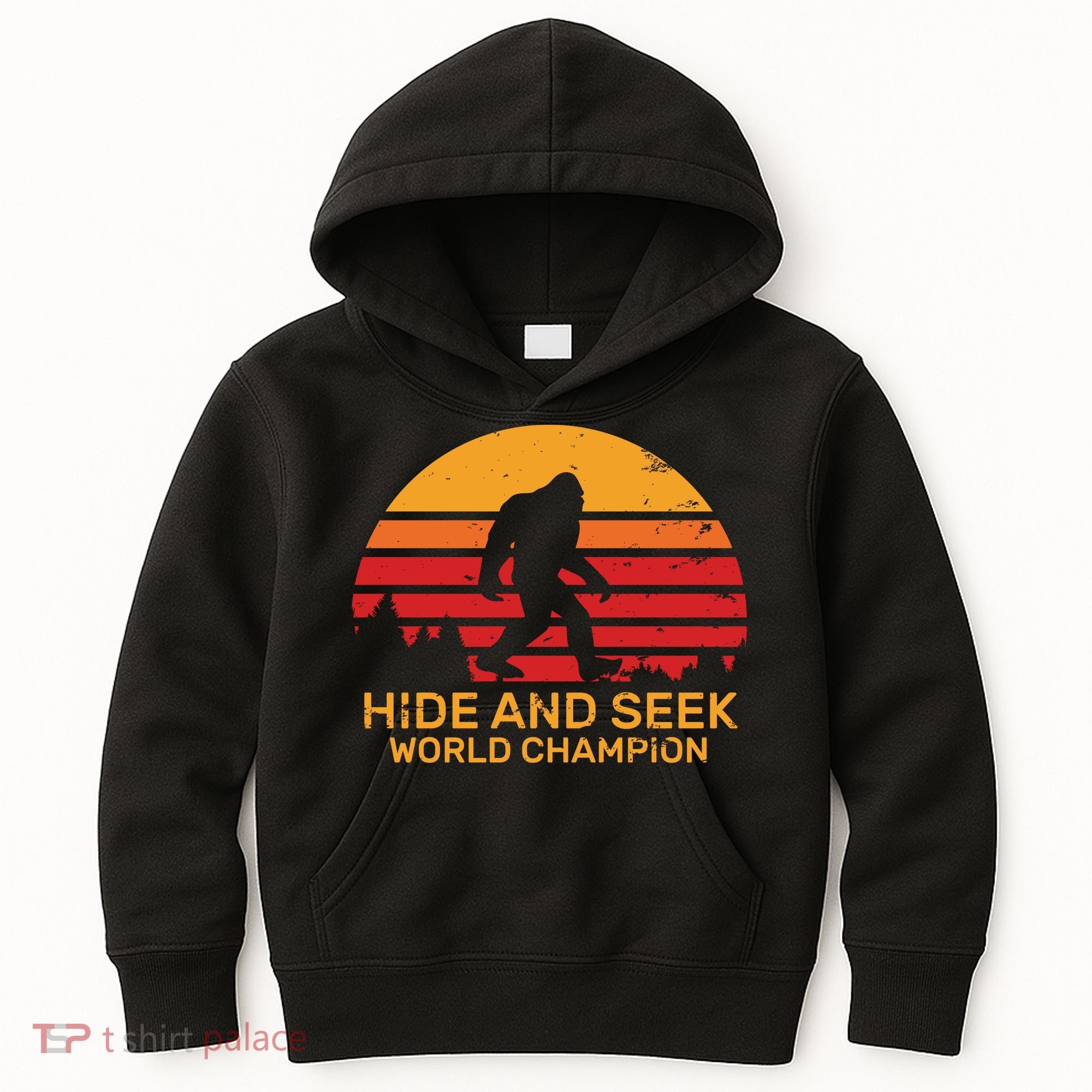 Hide And Seek World Champion Bigfoot Is Real Kids Hoodie
