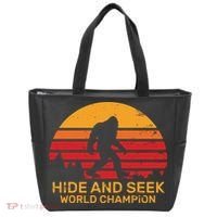 Hide And Seek World Champion Bigfoot Is Real Tote Bag thumb 0