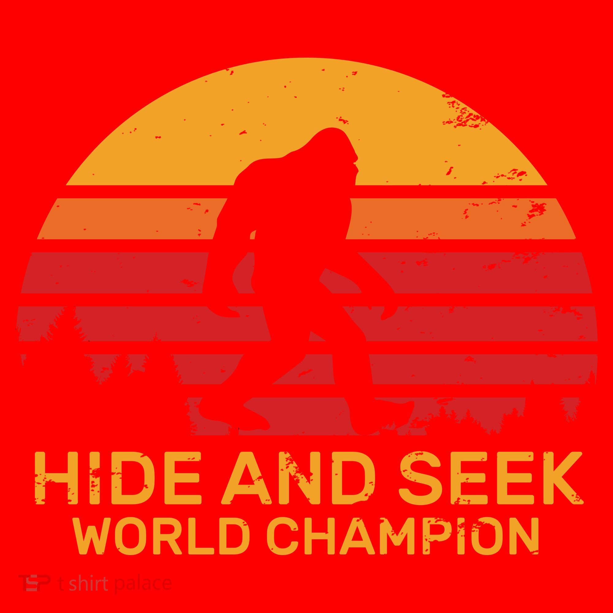Hide And Seek World Champion Bigfoot Is Real Santa Hat