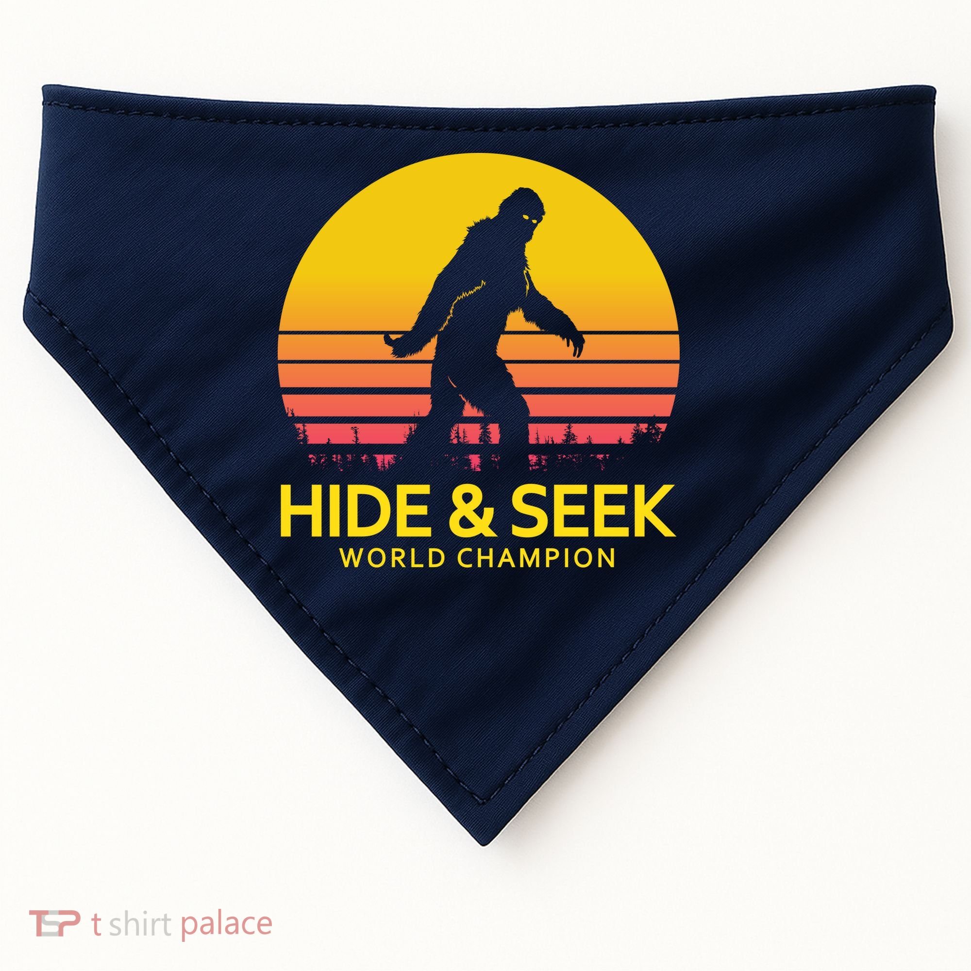 Hide and Seek World Champion Sasquatch USA-Made Doggie Bandana