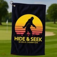 Hide and Seek World Champion Sasquatch Golf Towel thumb 1