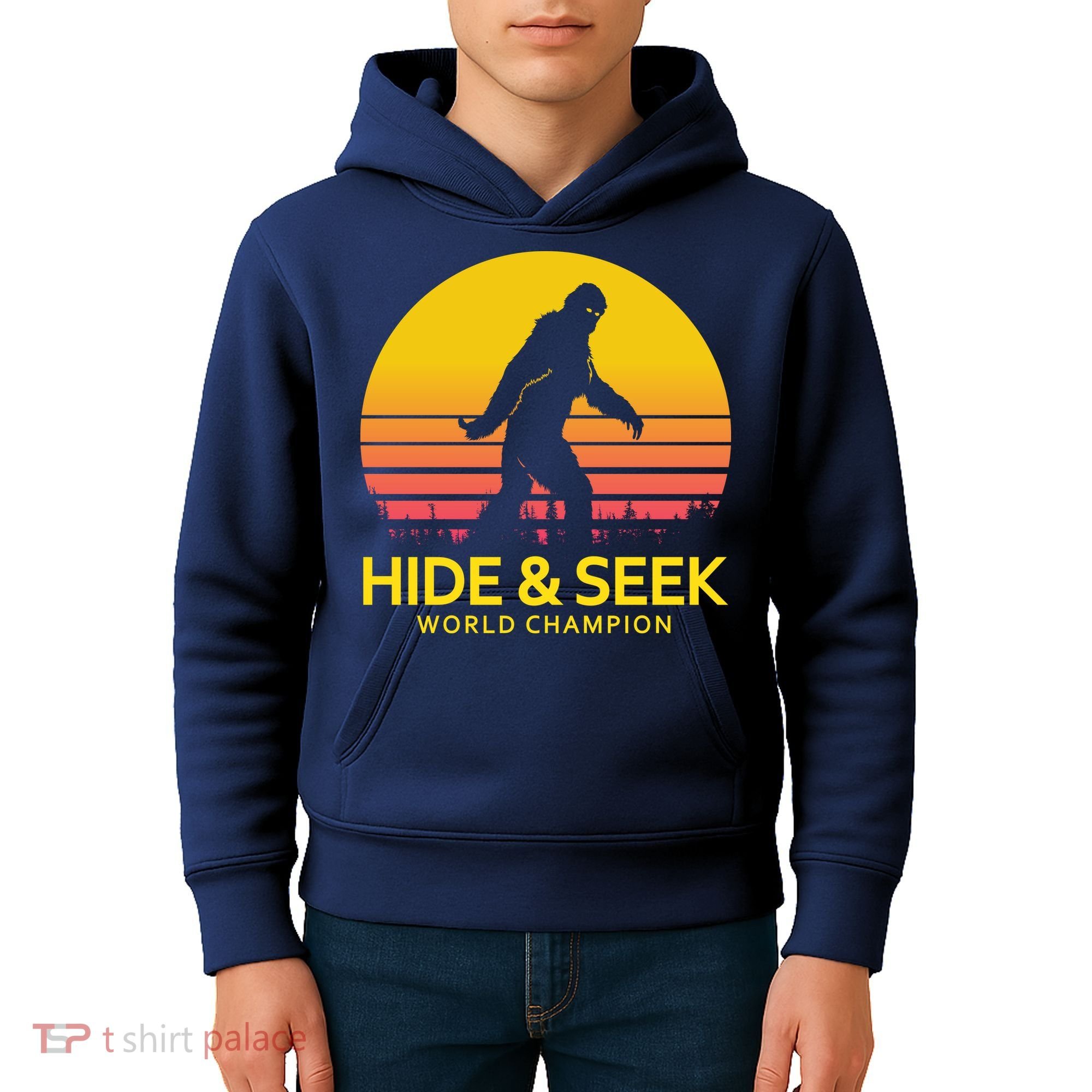 Hide and Seek World Champion Sasquatch Kids Hoodie