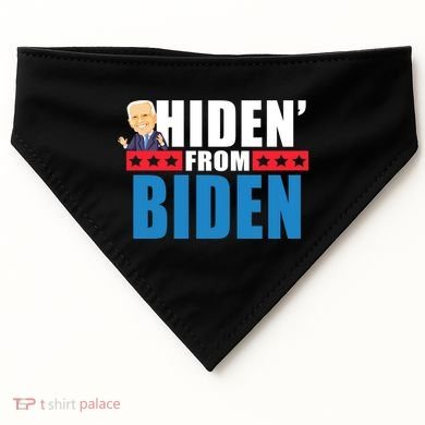 Hiden' From Biden Pro Trump USA-Made Doggie Bandana