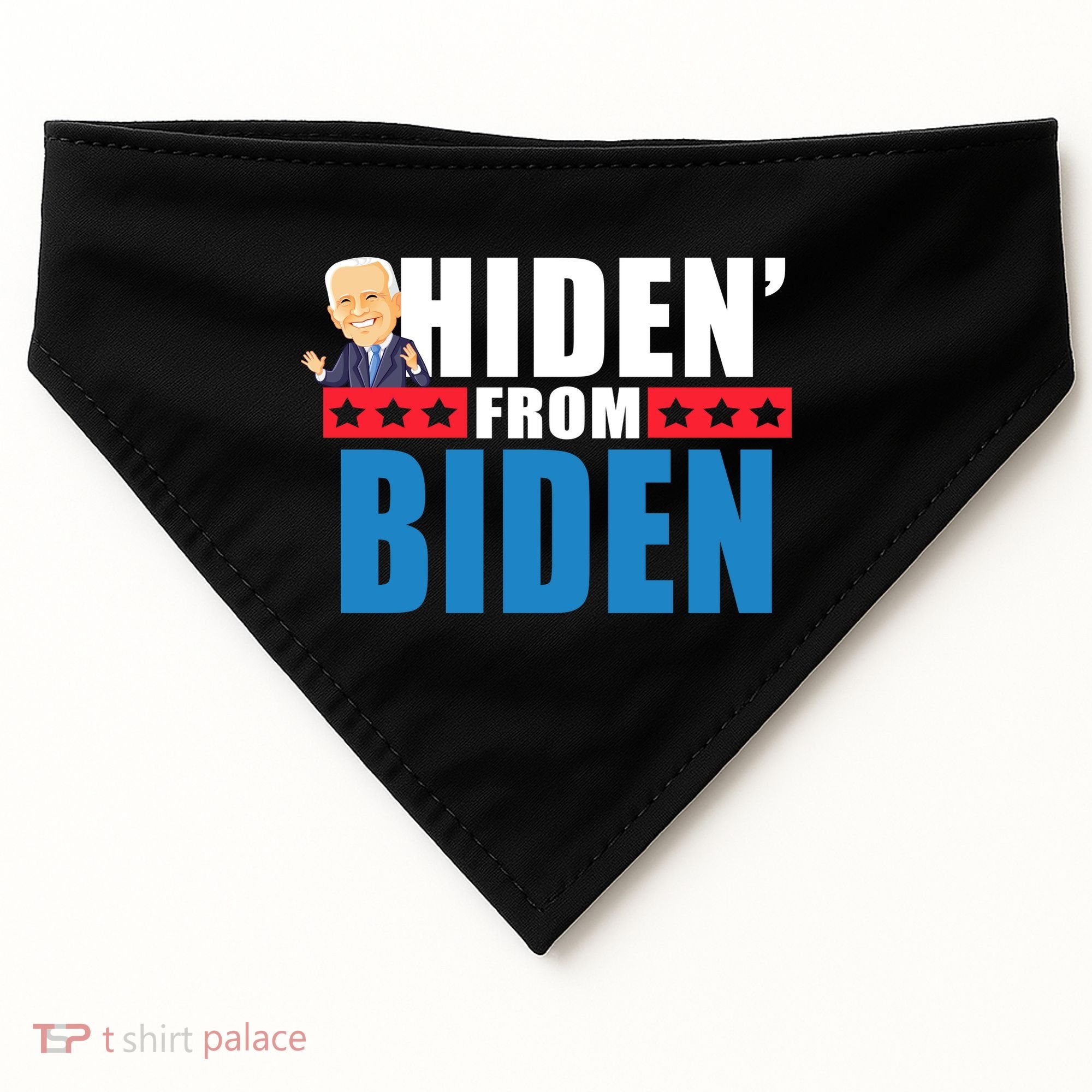 Hiden' From Biden Pro Trump USA-Made Doggie Bandana