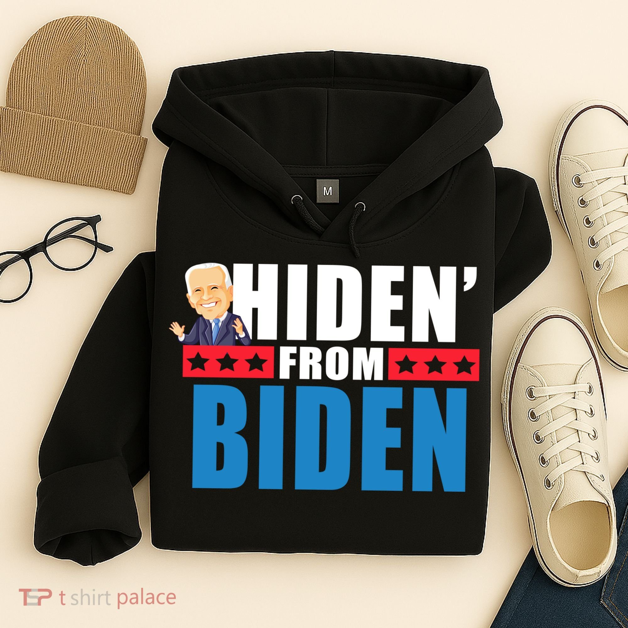 Hiden' From Biden Pro Trump Hoodie