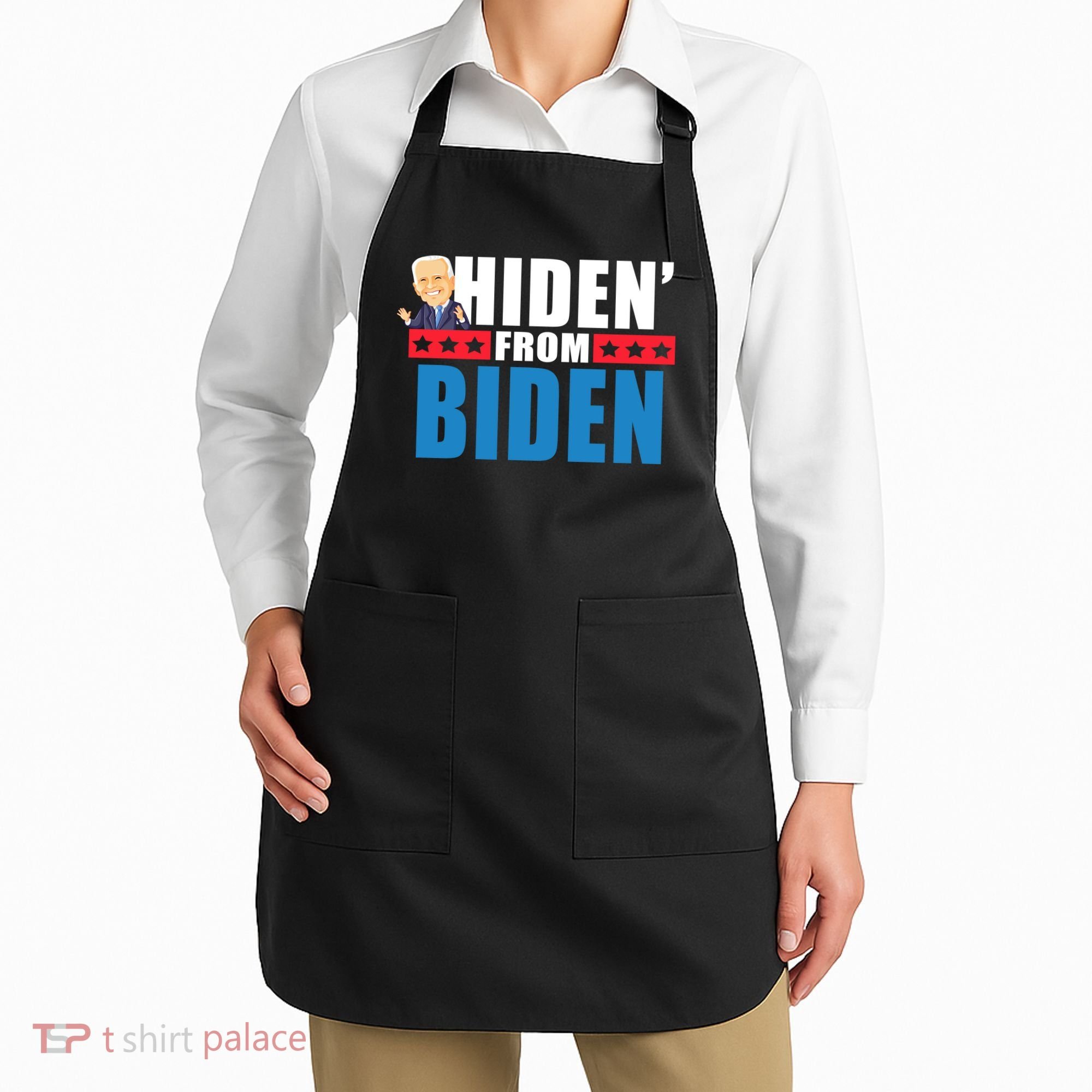 Hiden' From Biden Pro Trump Apron