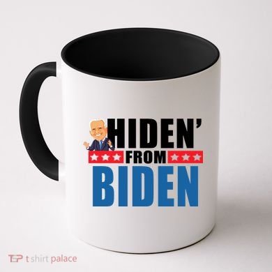 Hiden' From Biden Pro Trump Coffee Mug