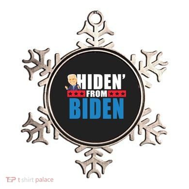 Hiden' From Biden Pro Trump Ornament