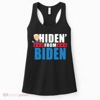 Hiden' From Biden Pro Trump Women's Tank Top thumb 0