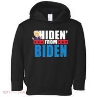 Hiden' From Biden Pro Trump Toddler Hoodie thumb 0
