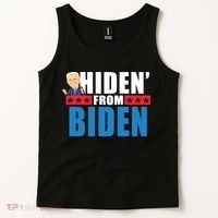 Hiden' From Biden Pro Trump Tank Top thumb 2