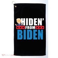 Hiden' From Biden Pro Trump Golf Towel thumb 0