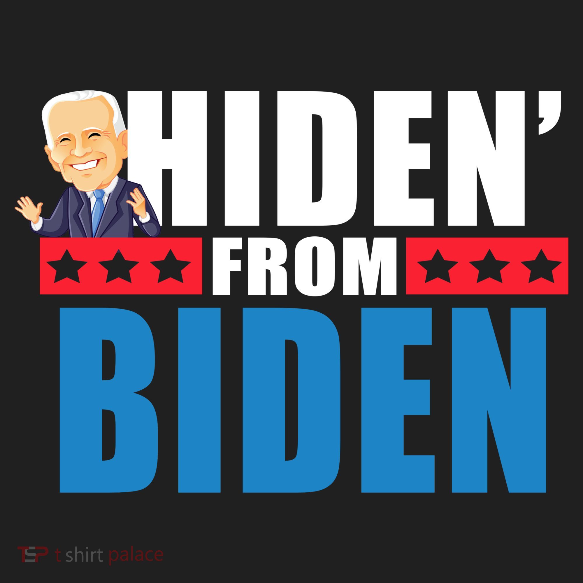 Hiden' From Biden Pro Trump Golf Towel