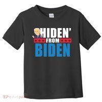Hiden' From Biden Pro Trump Toddler T-Shirt thumb 0