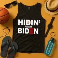 Hidin' From Biden  Tank Top thumb 4