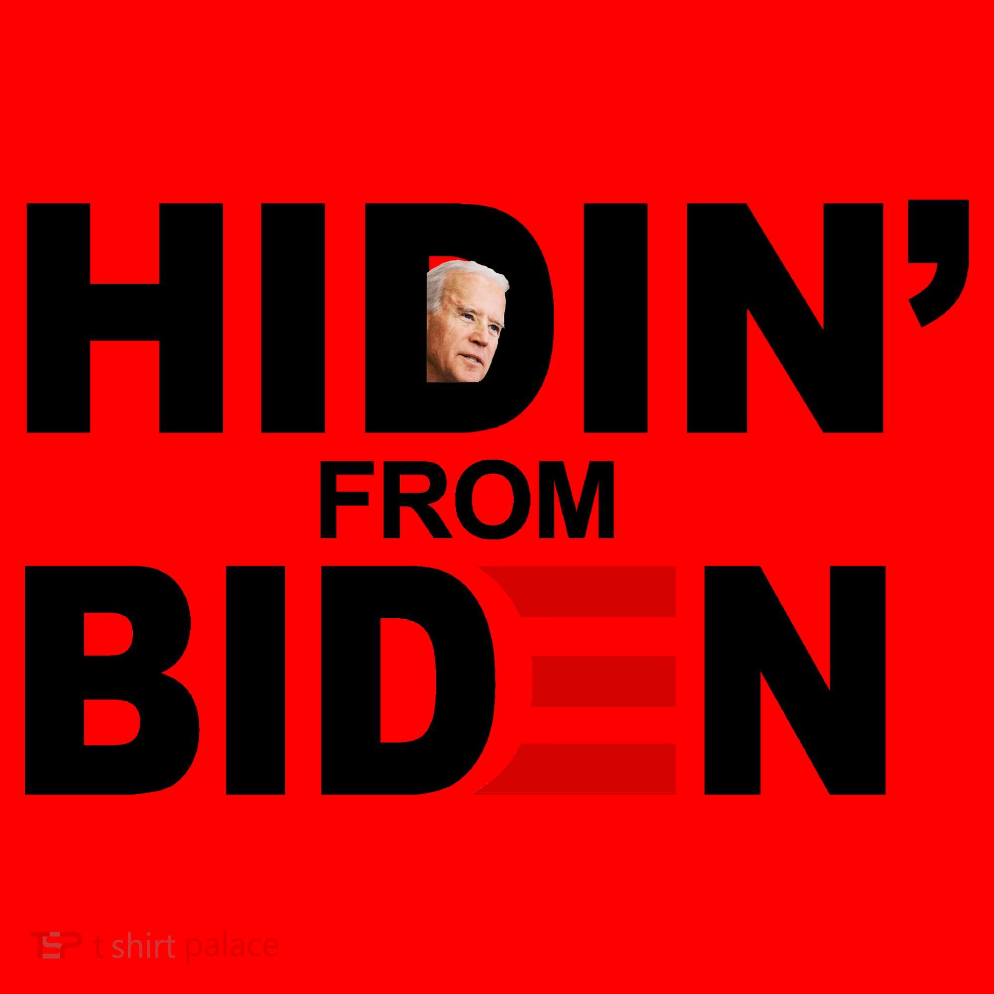Hidin' From Biden  Santa Hat