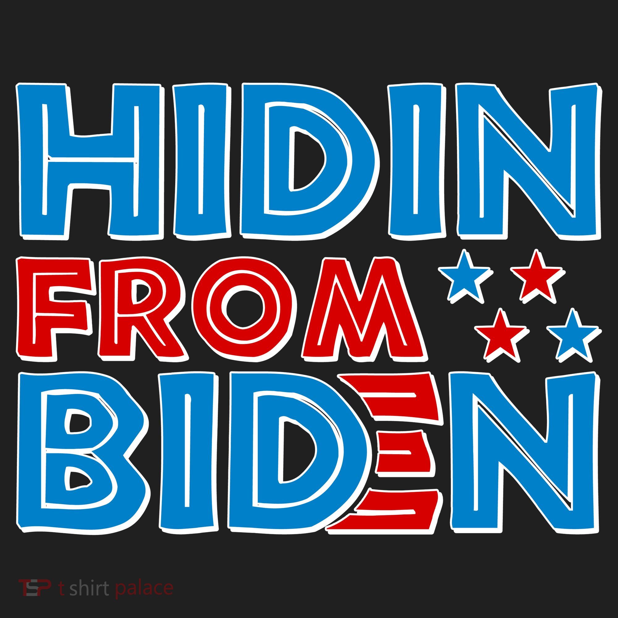 Hidin From Biden Pro Trump Funny Women's Sweatshirt