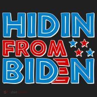 Hidin From Biden Pro Trump Funny Golf Towel thumb 3