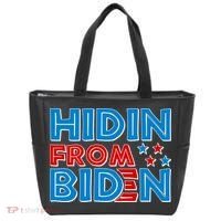 Hidin From Biden Pro Trump Funny Tote Bag thumb 0