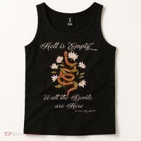 Hell Is Empty And All The Devils Are Here Shakespeare Tank Top thumb 2