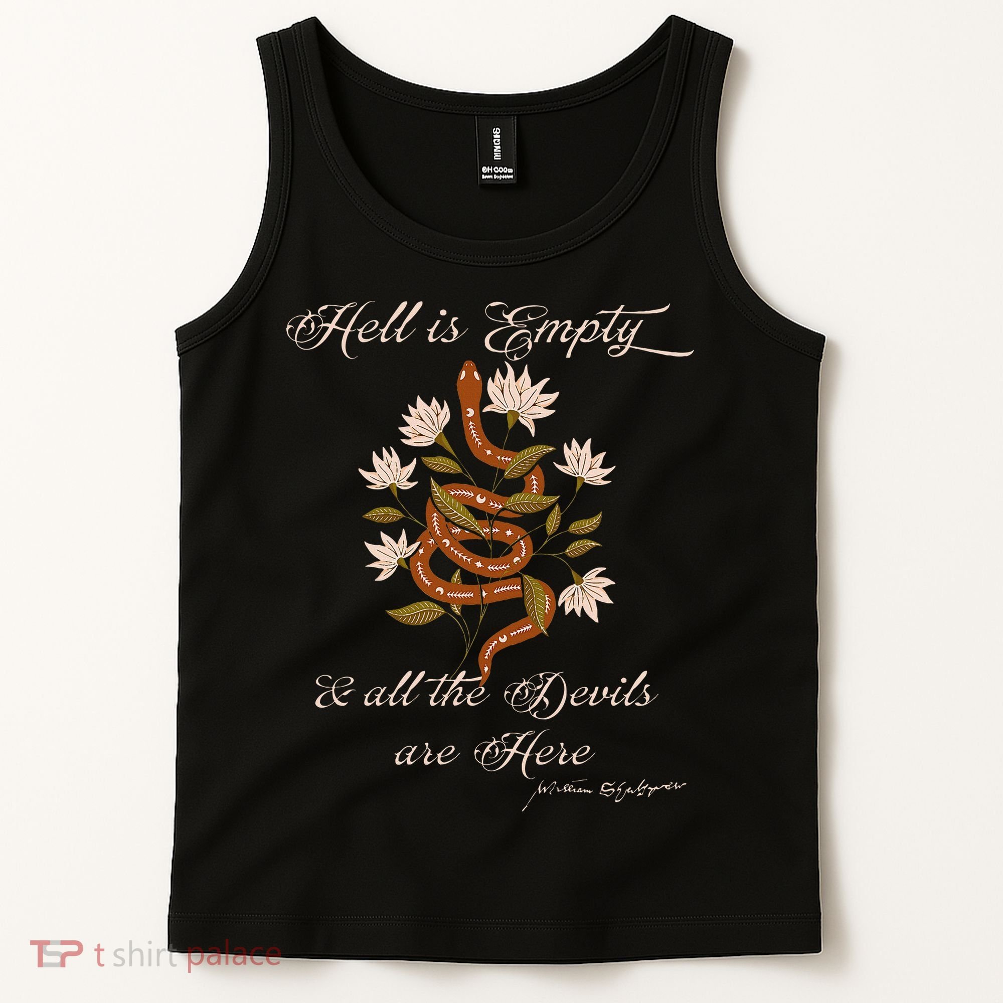 Hell Is Empty And All The Devils Are Here Shakespeare Tank Top