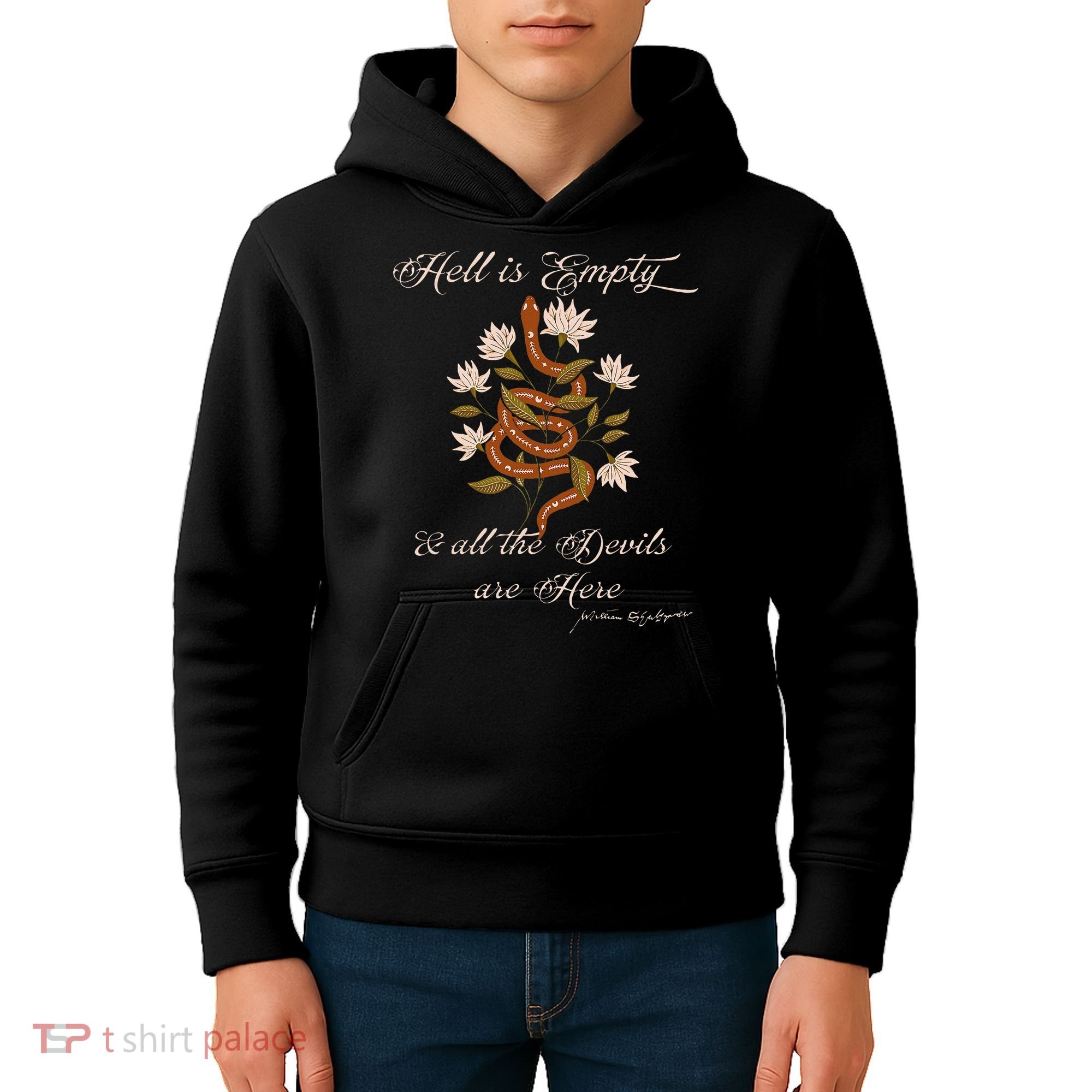 Hell Is Empty And All The Devils Are Here Shakespeare Kids Hoodie
