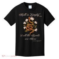 Hell Is Empty And All The Devils Are Here Shakespeare Kids T-Shirt thumb 0