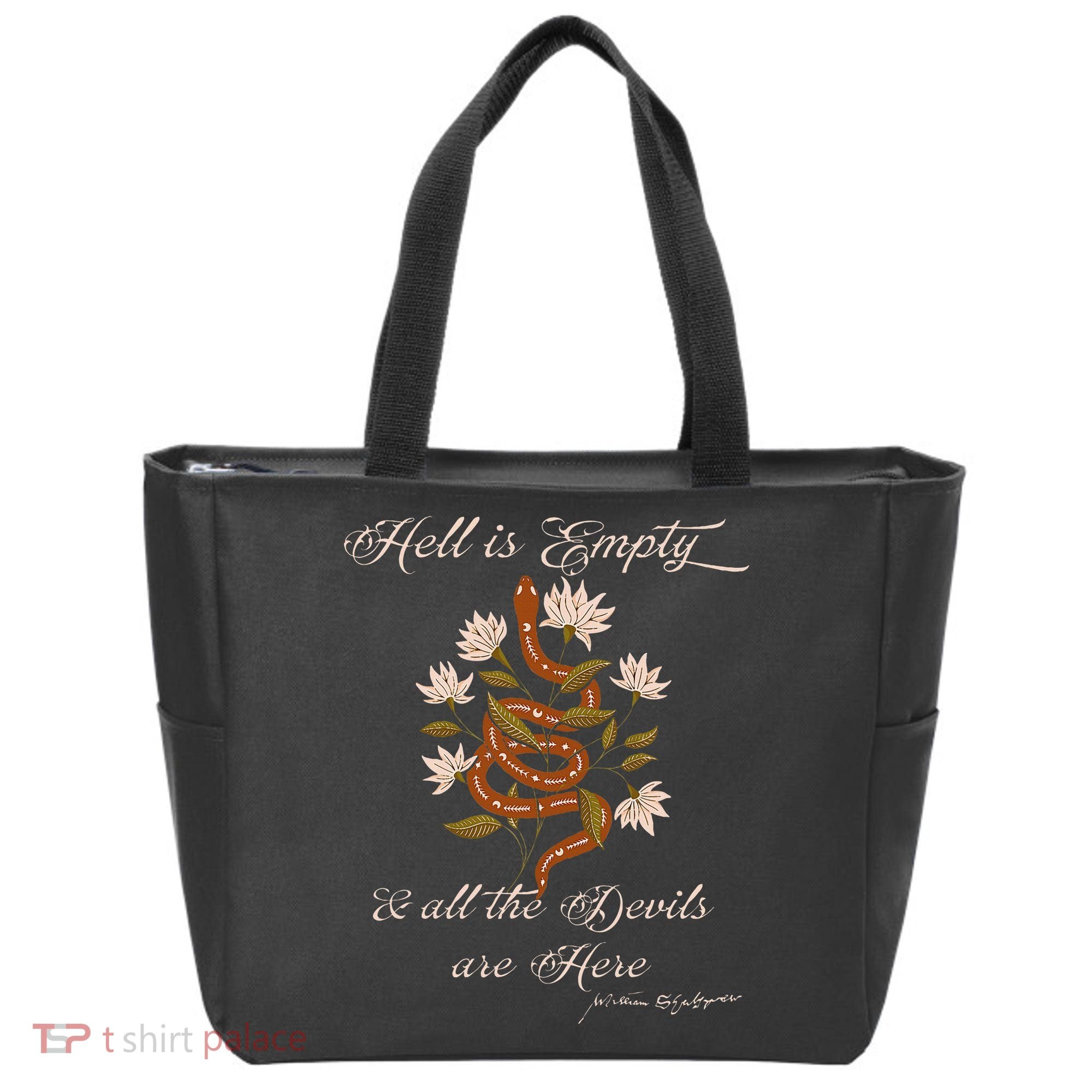 Hell Is Empty And All The Devils Are Here Shakespeare Tote Bag