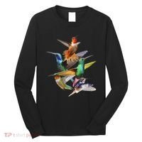 Hummingbird In Flight Hummingbird Gift I Love Hummingbird Long Sleeve Shirt thumb 0