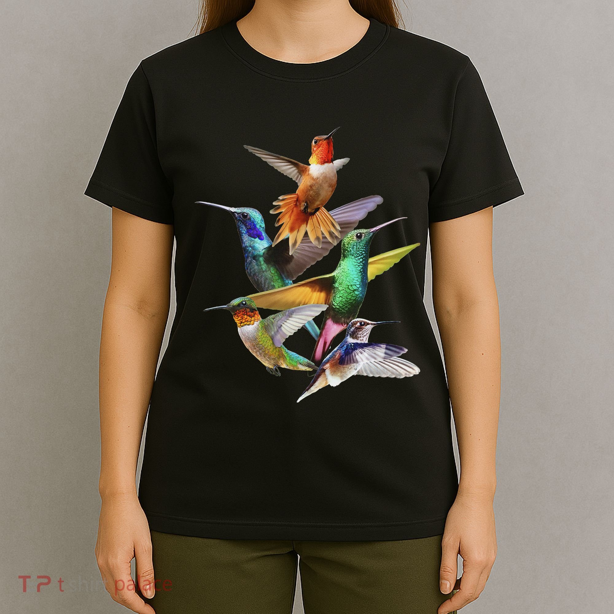 Hummingbird In Flight Hummingbird Gift I Love Hummingbird T-Shirt