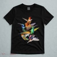 Hummingbird In Flight Hummingbird Gift I Love Hummingbird T-Shirt thumb 5
