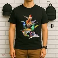 Hummingbird In Flight Hummingbird Gift I Love Hummingbird T-Shirt thumb 6