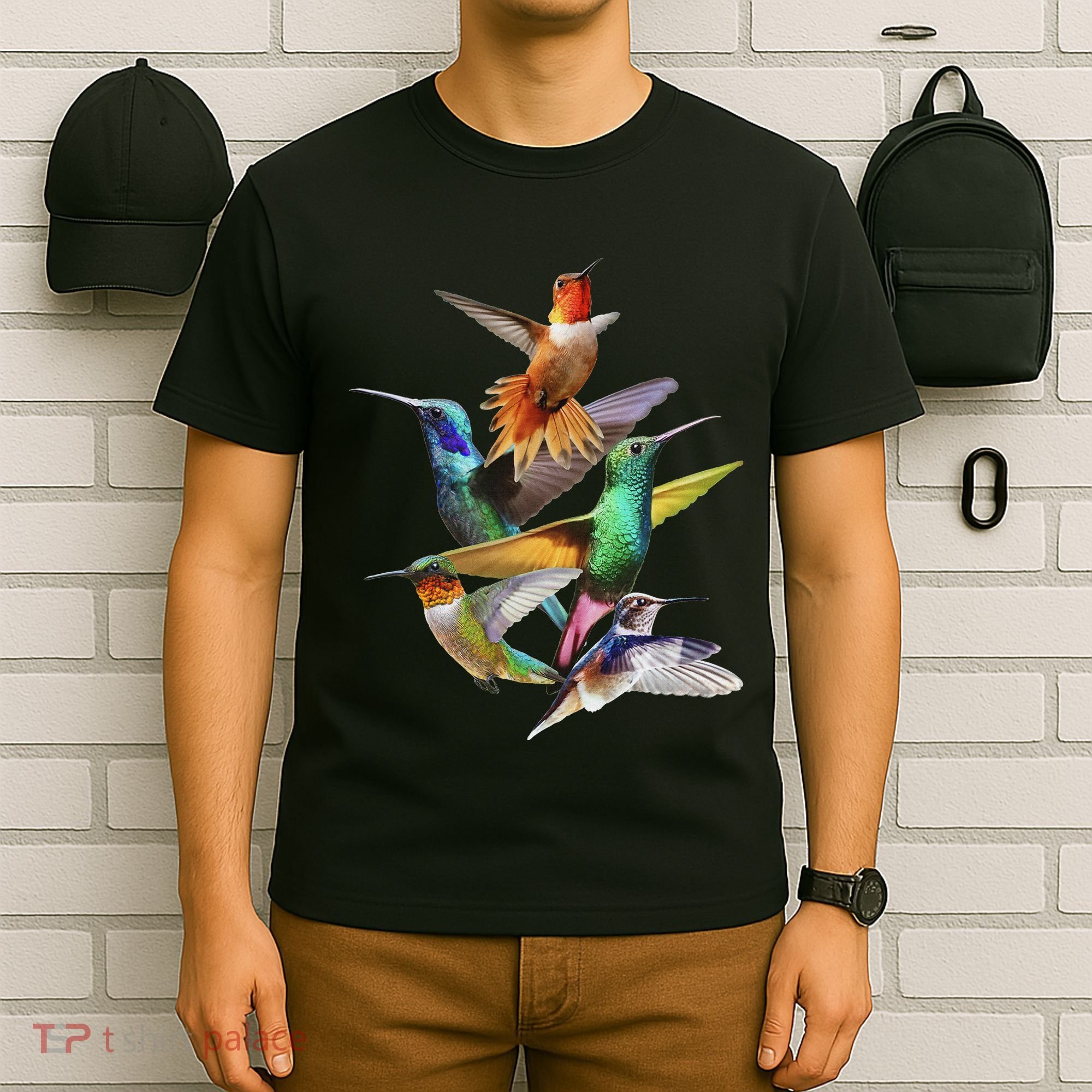 Hummingbird In Flight Hummingbird Gift I Love Hummingbird T-Shirt