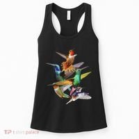 Hummingbird In Flight Hummingbird Gift I Love Hummingbird Women's Tank Top thumb 0