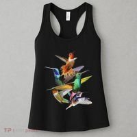 Hummingbird In Flight Hummingbird Gift I Love Hummingbird Women's Tank Top thumb 3