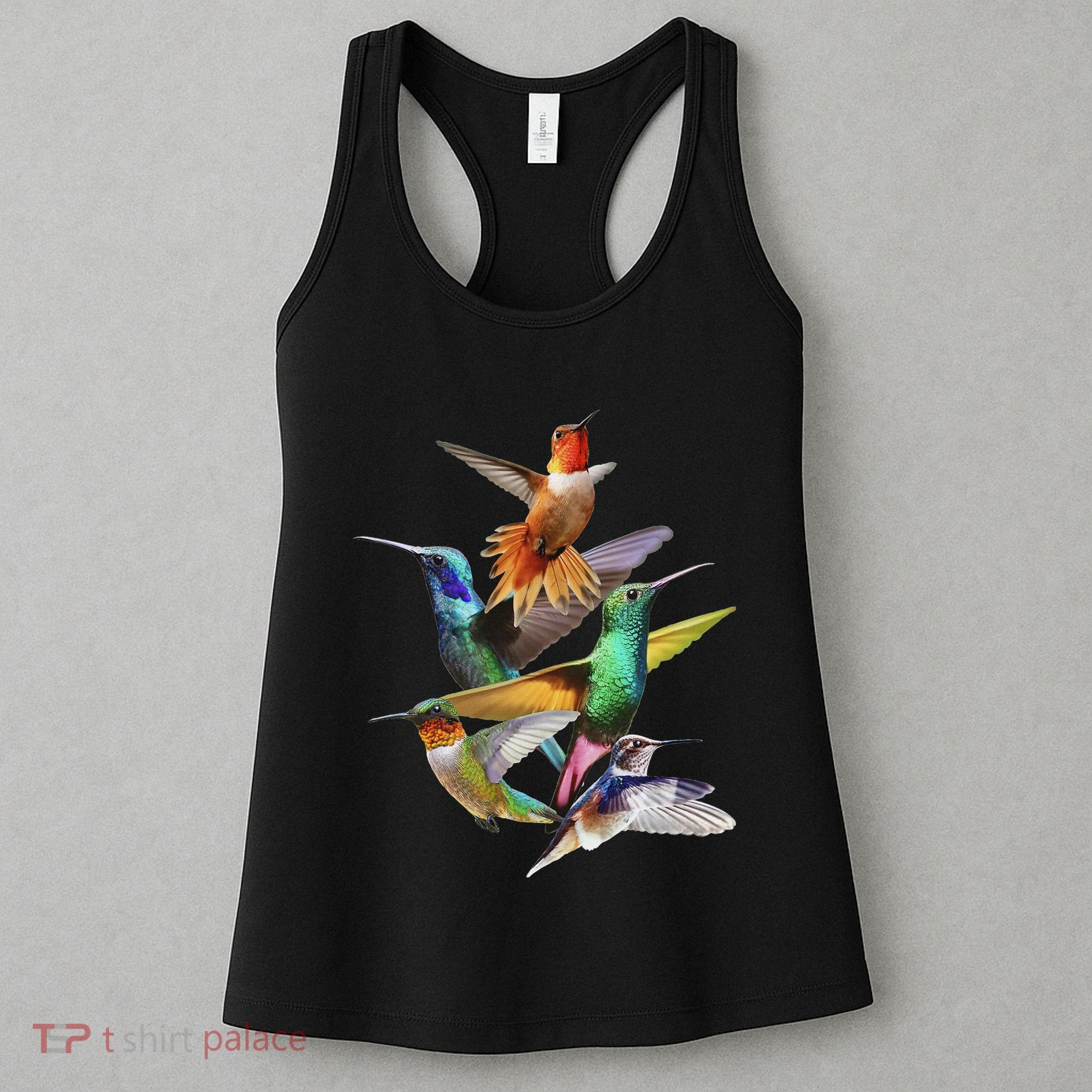 Hummingbird In Flight Hummingbird Gift I Love Hummingbird Women's Tank Top