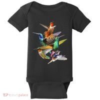 Hummingbird In Flight Hummingbird Gift I Love Hummingbird Baby Bodysuit thumb 0