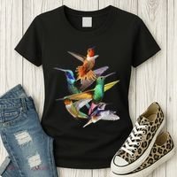 Hummingbird In Flight Hummingbird Gift I Love Hummingbird Women's T-Shirt thumb 3