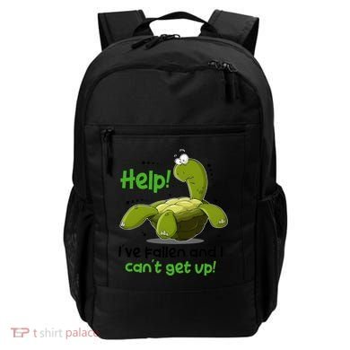 Help I've Fallen And I Can't Get Up Funny Turtle Backpack