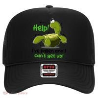 Help I've Fallen And I Can't Get Up Funny Turtle Hat thumb 0