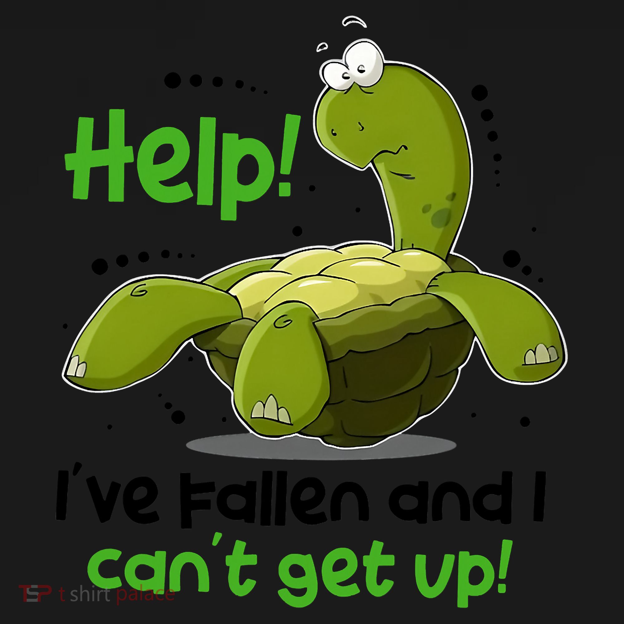 Help I've Fallen And I Can't Get Up Funny Turtle Kids Sweatshirt