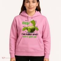 Help I've Fallen And I Can't Get Up Funny Turtle Hoodie thumb 5